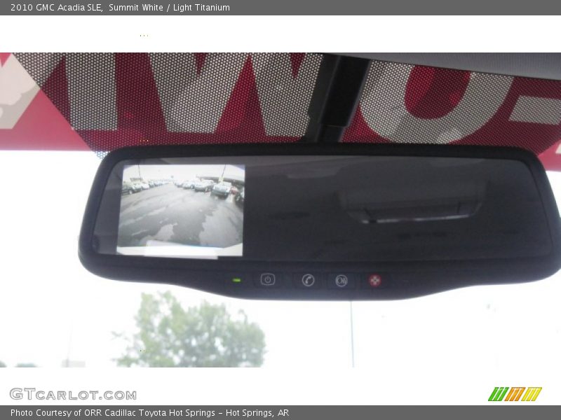 Summit White / Light Titanium 2010 GMC Acadia SLE