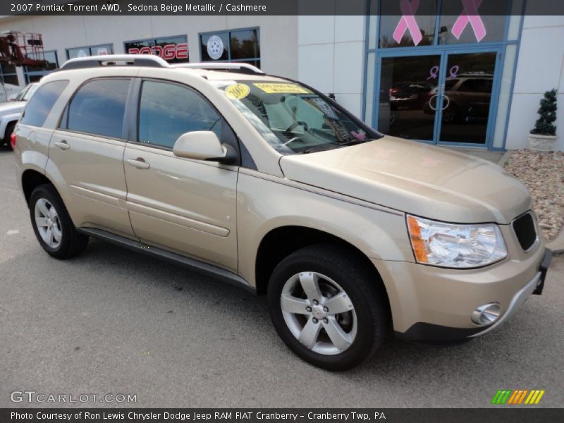 Sedona Beige Metallic / Cashmere 2007 Pontiac Torrent AWD