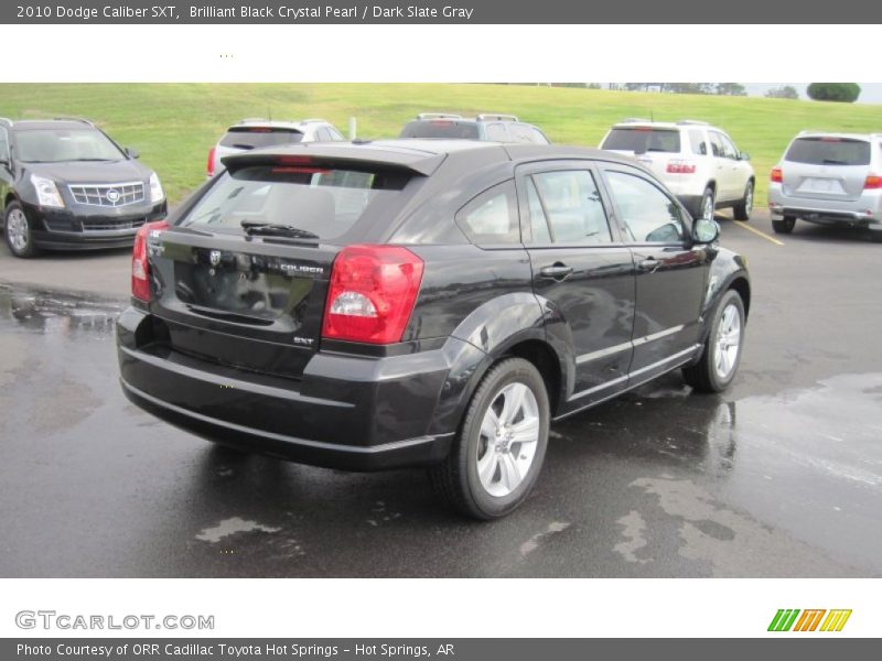 Brilliant Black Crystal Pearl / Dark Slate Gray 2010 Dodge Caliber SXT