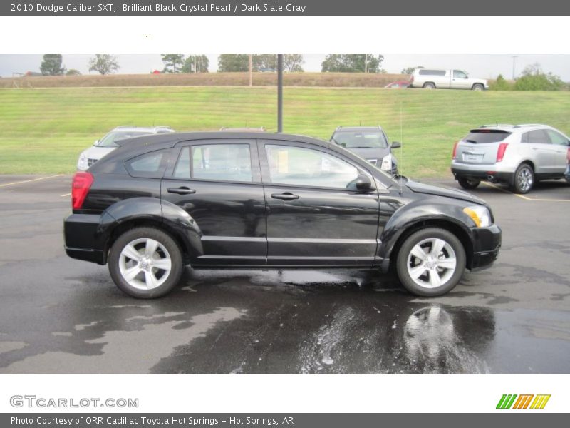 Brilliant Black Crystal Pearl / Dark Slate Gray 2010 Dodge Caliber SXT