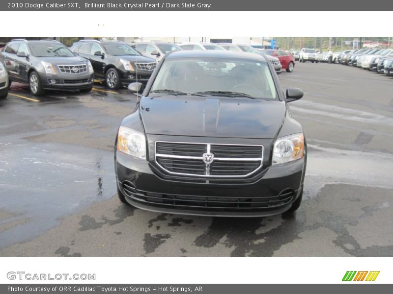 Brilliant Black Crystal Pearl / Dark Slate Gray 2010 Dodge Caliber SXT