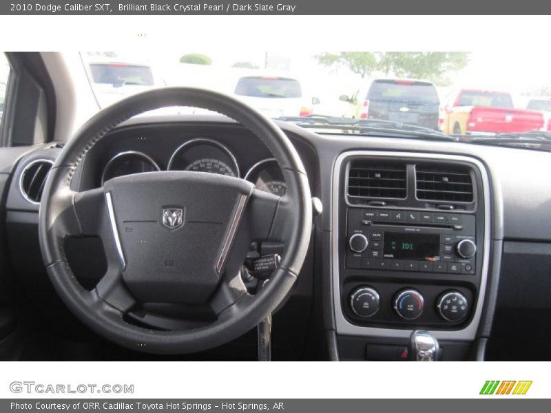 Brilliant Black Crystal Pearl / Dark Slate Gray 2010 Dodge Caliber SXT