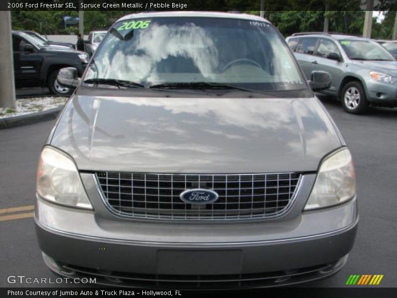 Spruce Green Metallic / Pebble Beige 2006 Ford Freestar SEL