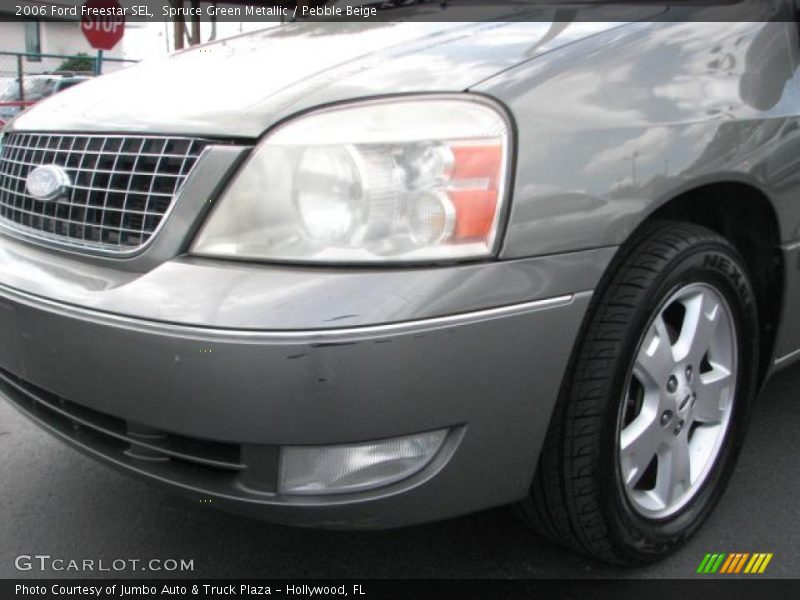 Spruce Green Metallic / Pebble Beige 2006 Ford Freestar SEL