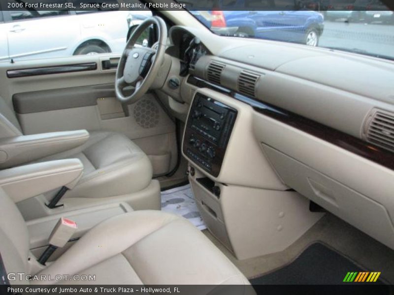 Spruce Green Metallic / Pebble Beige 2006 Ford Freestar SEL