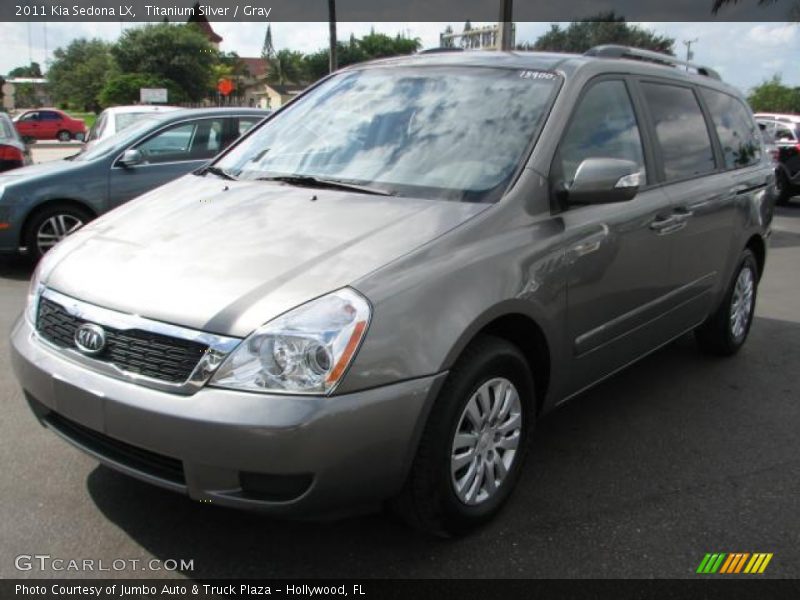 Titanium Silver / Gray 2011 Kia Sedona LX