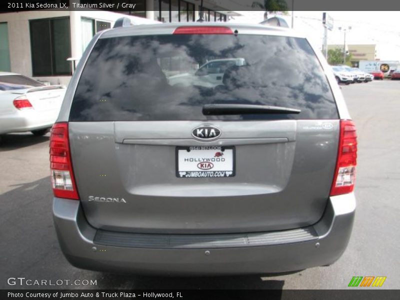 Titanium Silver / Gray 2011 Kia Sedona LX