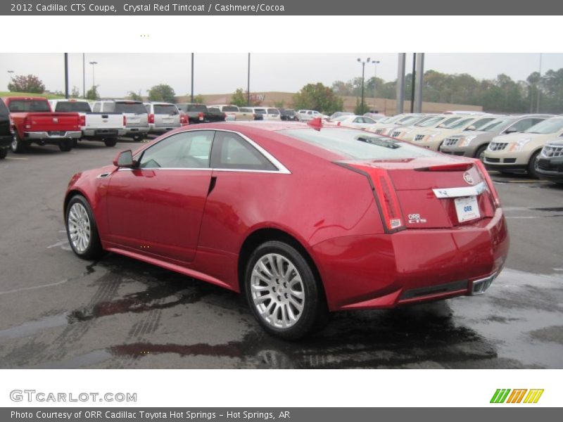 Crystal Red Tintcoat / Cashmere/Cocoa 2012 Cadillac CTS Coupe