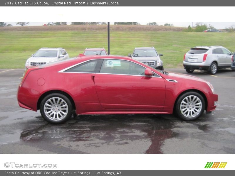 Crystal Red Tintcoat / Cashmere/Cocoa 2012 Cadillac CTS Coupe
