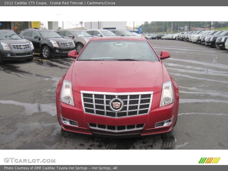 Crystal Red Tintcoat / Cashmere/Cocoa 2012 Cadillac CTS Coupe