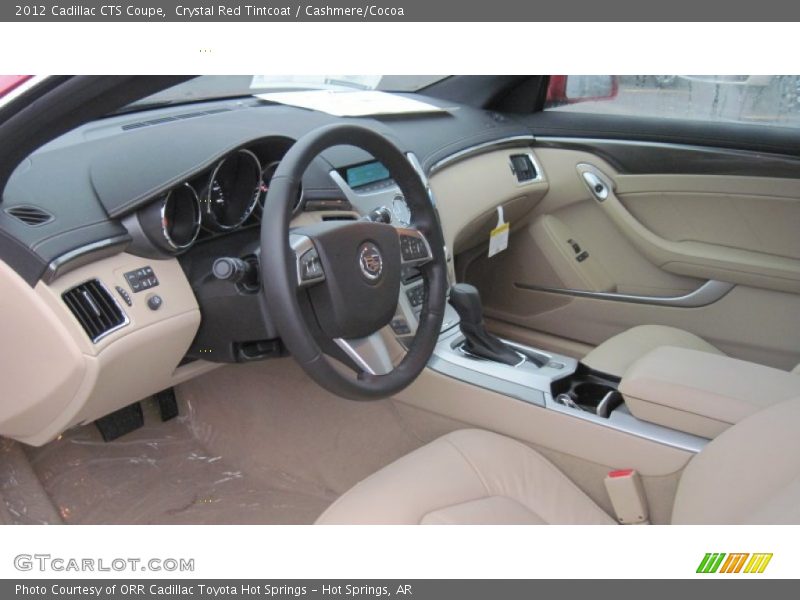 Crystal Red Tintcoat / Cashmere/Cocoa 2012 Cadillac CTS Coupe