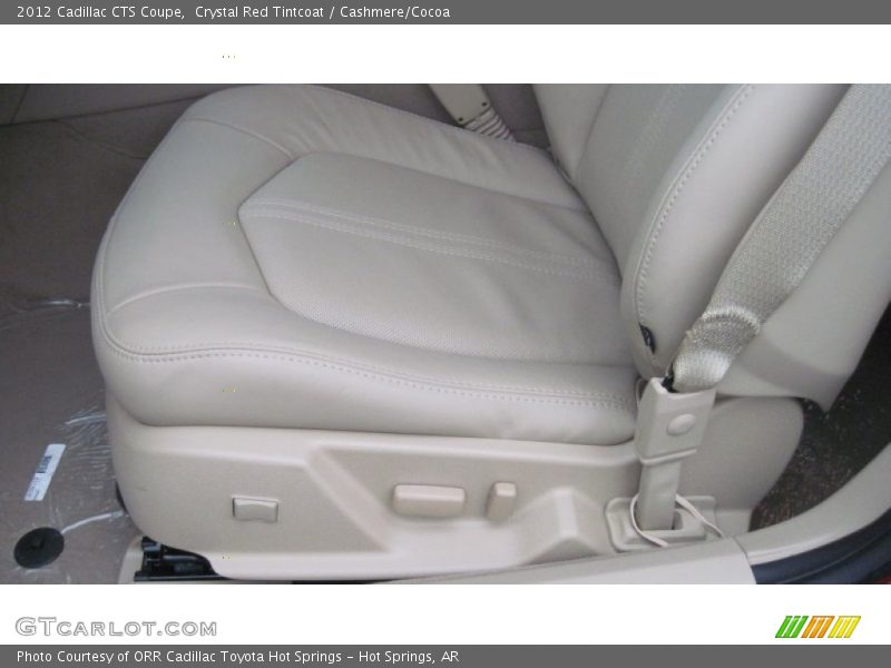 Crystal Red Tintcoat / Cashmere/Cocoa 2012 Cadillac CTS Coupe