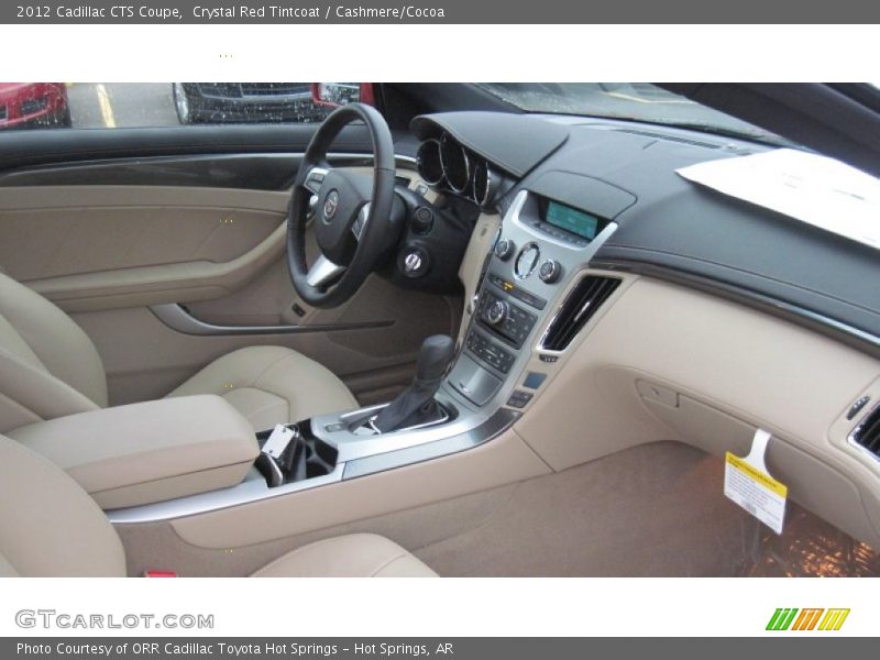 Crystal Red Tintcoat / Cashmere/Cocoa 2012 Cadillac CTS Coupe