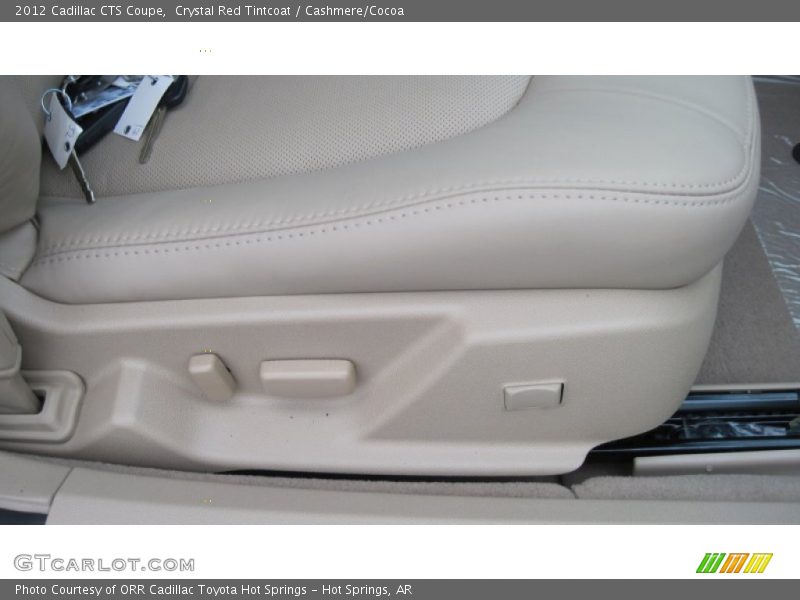 Crystal Red Tintcoat / Cashmere/Cocoa 2012 Cadillac CTS Coupe