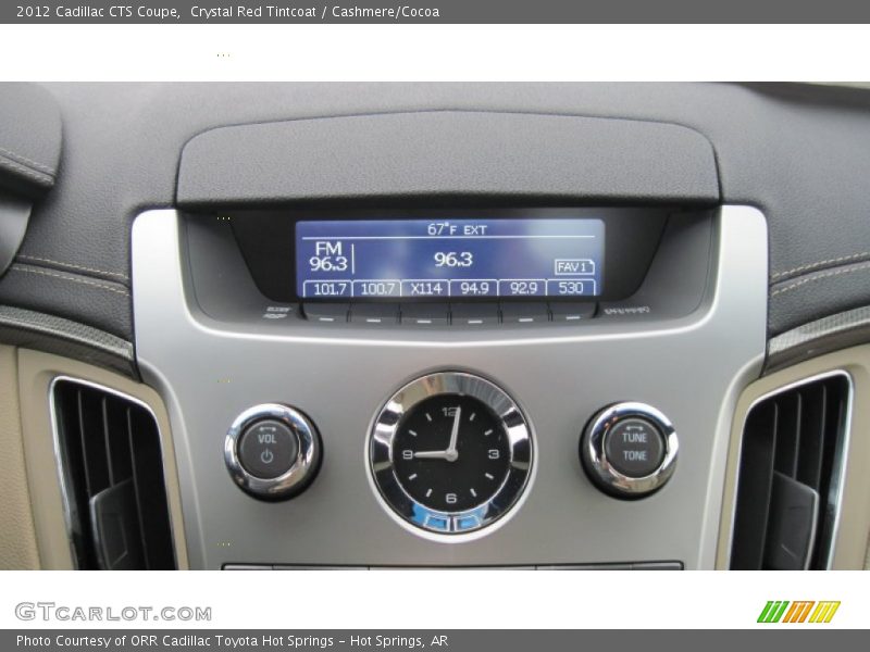 Crystal Red Tintcoat / Cashmere/Cocoa 2012 Cadillac CTS Coupe