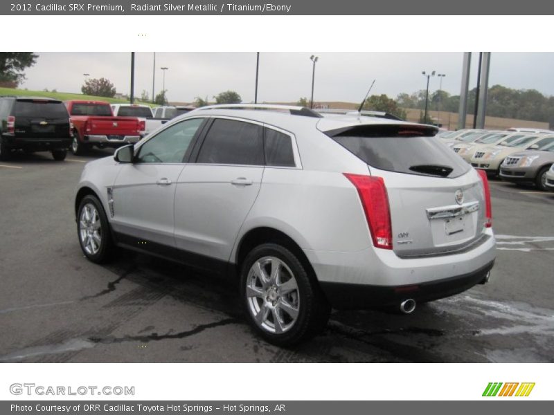 Radiant Silver Metallic / Titanium/Ebony 2012 Cadillac SRX Premium