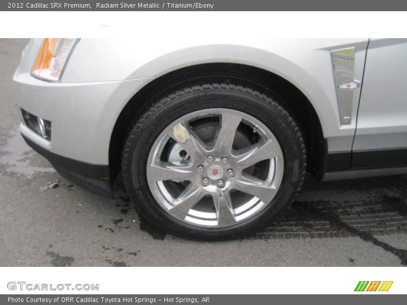 Radiant Silver Metallic / Titanium/Ebony 2012 Cadillac SRX Premium