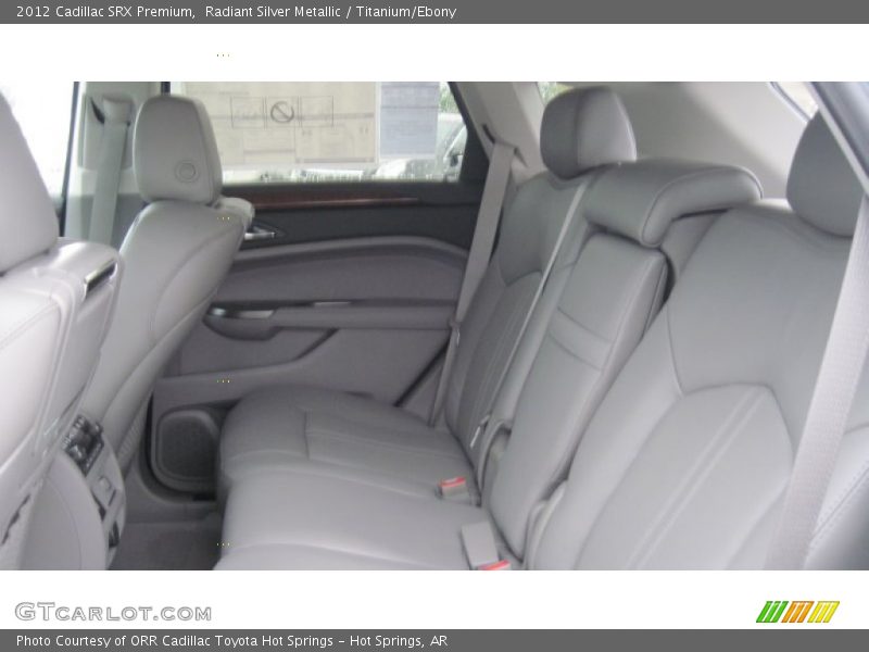 Radiant Silver Metallic / Titanium/Ebony 2012 Cadillac SRX Premium