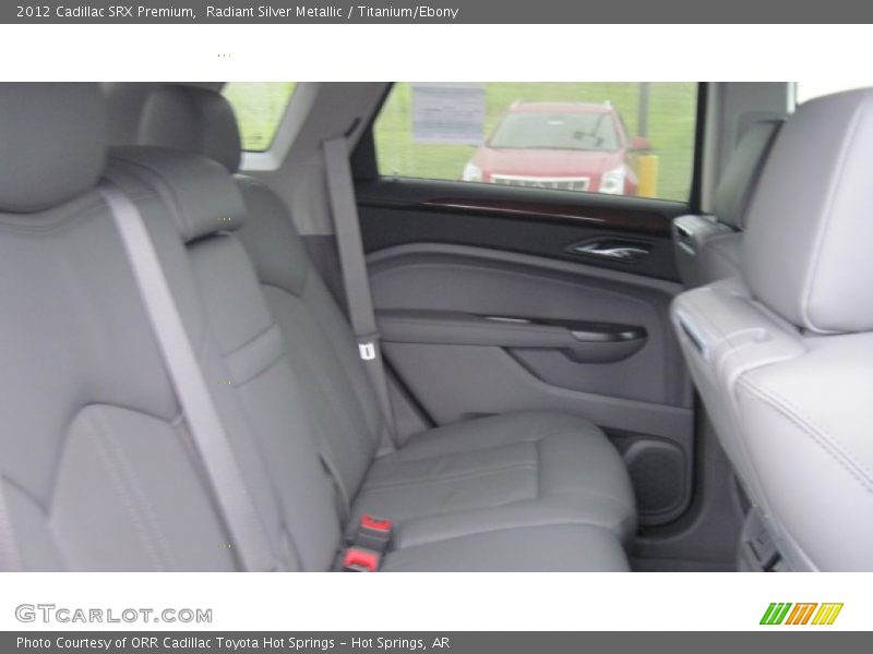 Radiant Silver Metallic / Titanium/Ebony 2012 Cadillac SRX Premium