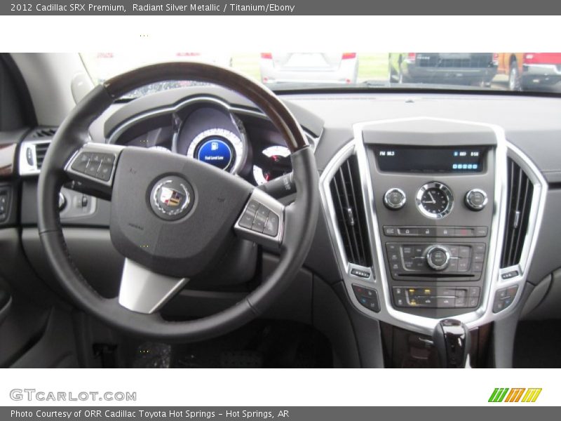 Radiant Silver Metallic / Titanium/Ebony 2012 Cadillac SRX Premium