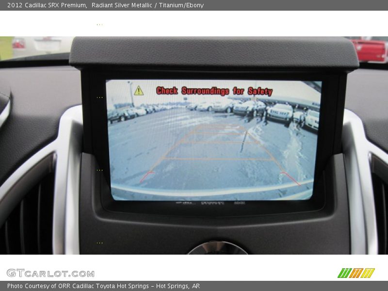 Radiant Silver Metallic / Titanium/Ebony 2012 Cadillac SRX Premium
