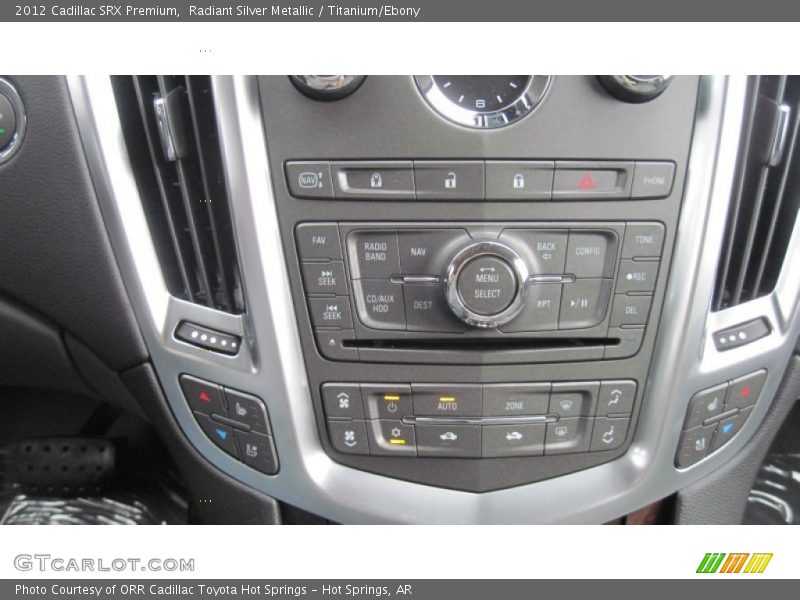Radiant Silver Metallic / Titanium/Ebony 2012 Cadillac SRX Premium