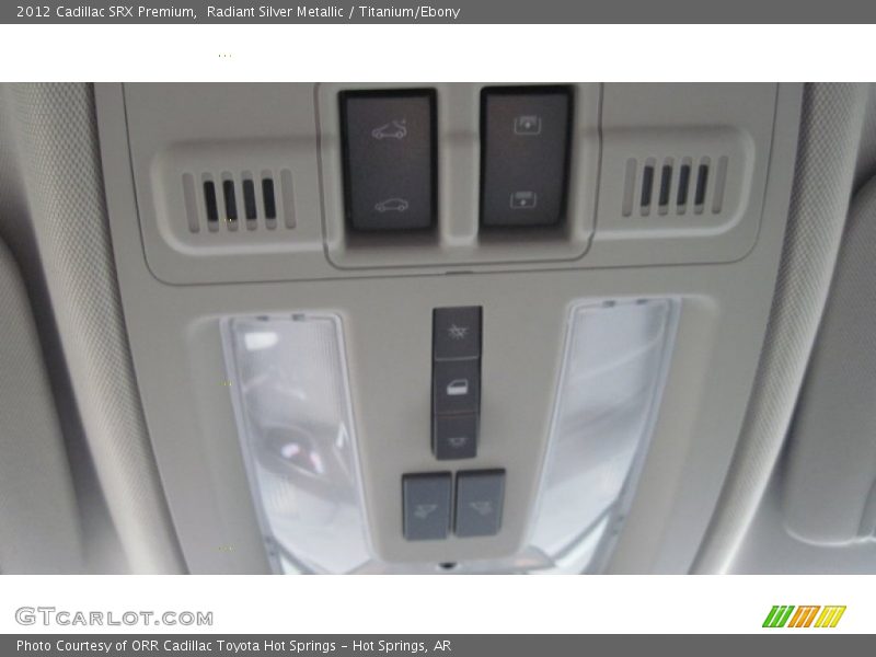 Radiant Silver Metallic / Titanium/Ebony 2012 Cadillac SRX Premium