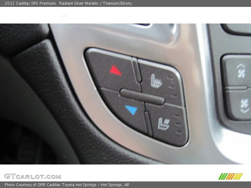 Radiant Silver Metallic / Titanium/Ebony 2012 Cadillac SRX Premium