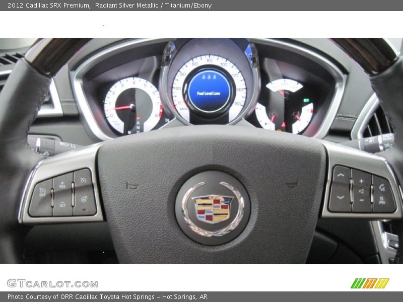 Radiant Silver Metallic / Titanium/Ebony 2012 Cadillac SRX Premium