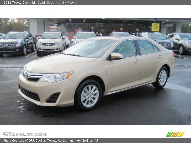 Sandy Beach Metallic / Ivory 2012 Toyota Camry LE