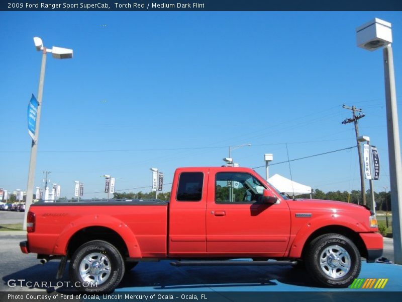  2009 Ranger Sport SuperCab Torch Red