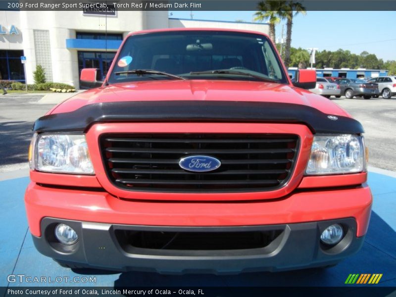 Torch Red / Medium Dark Flint 2009 Ford Ranger Sport SuperCab