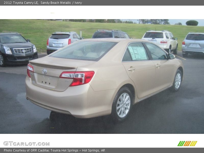 Sandy Beach Metallic / Ivory 2012 Toyota Camry LE