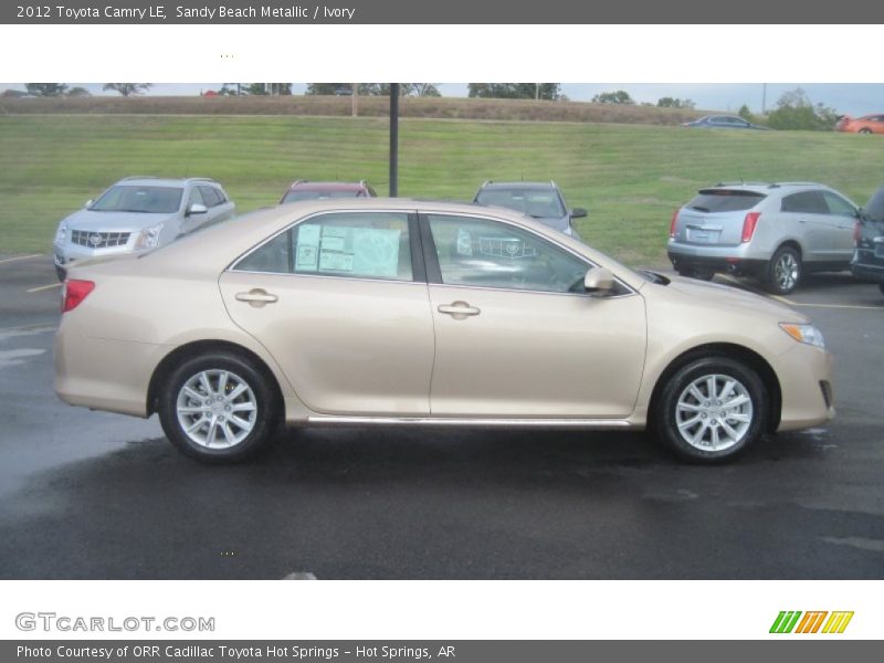 Sandy Beach Metallic / Ivory 2012 Toyota Camry LE