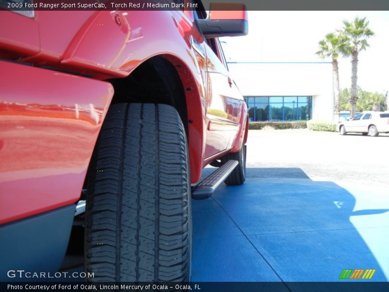 Torch Red / Medium Dark Flint 2009 Ford Ranger Sport SuperCab