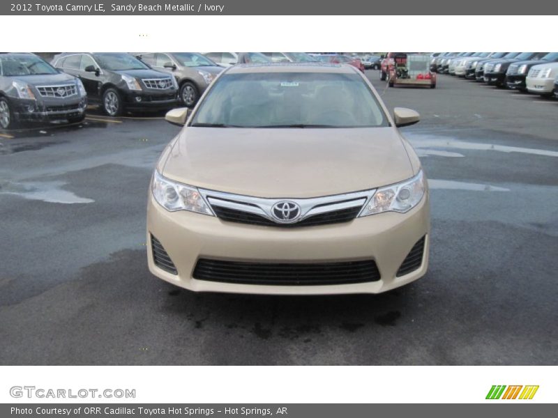 Sandy Beach Metallic / Ivory 2012 Toyota Camry LE