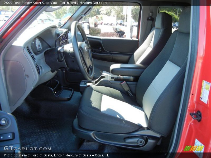 Torch Red / Medium Dark Flint 2009 Ford Ranger Sport SuperCab