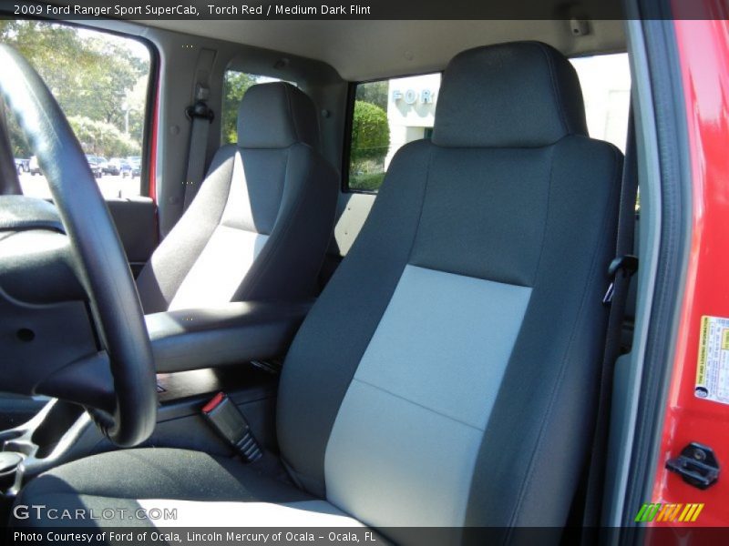 Torch Red / Medium Dark Flint 2009 Ford Ranger Sport SuperCab