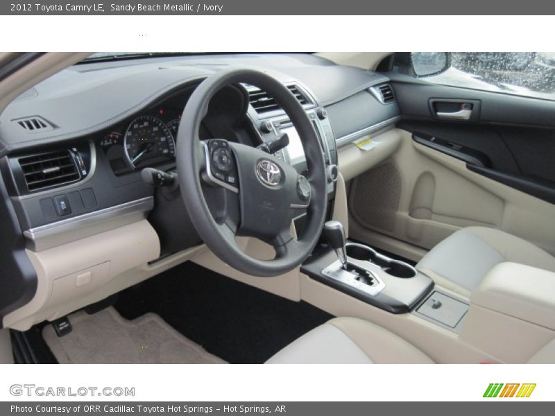  2012 Camry LE Ivory Interior