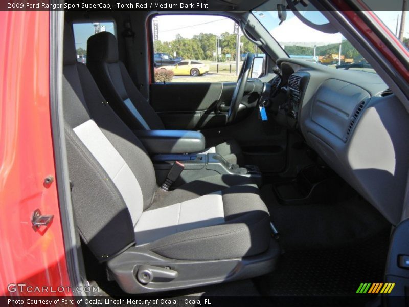 Torch Red / Medium Dark Flint 2009 Ford Ranger Sport SuperCab