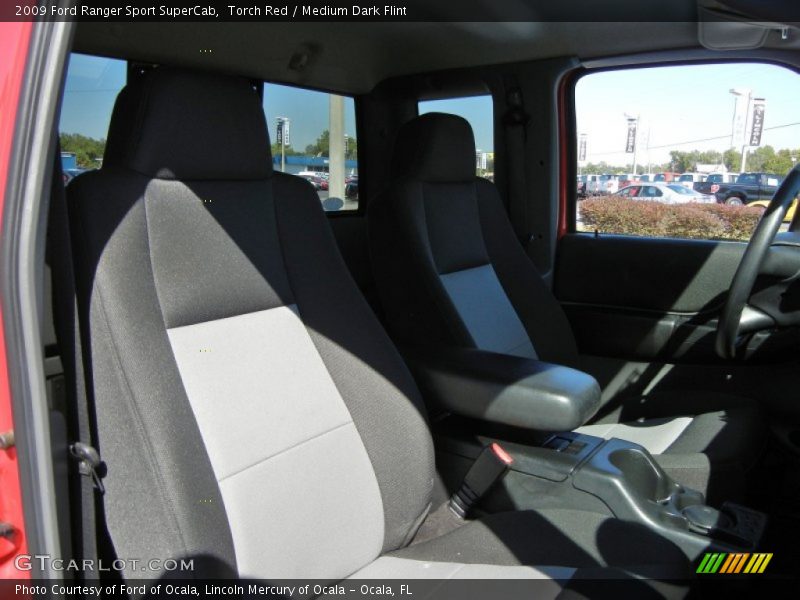 Torch Red / Medium Dark Flint 2009 Ford Ranger Sport SuperCab