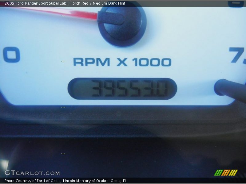 Torch Red / Medium Dark Flint 2009 Ford Ranger Sport SuperCab
