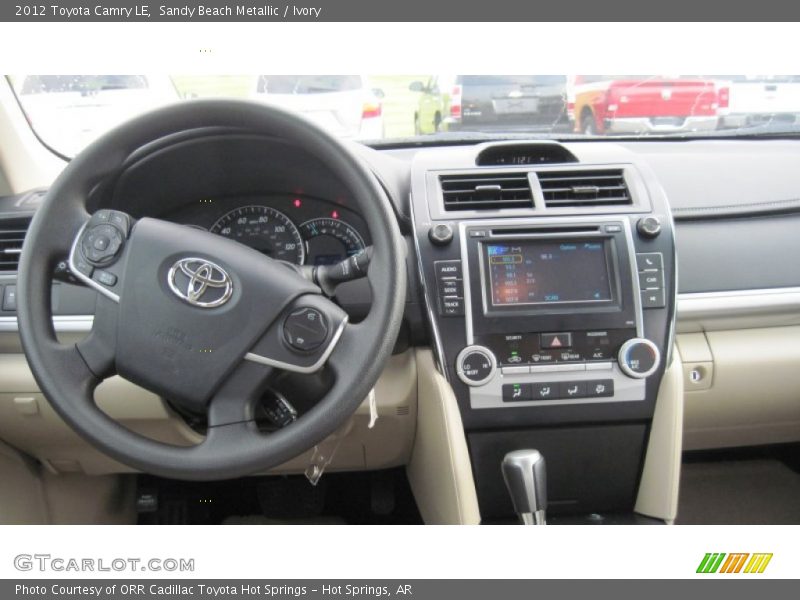 Sandy Beach Metallic / Ivory 2012 Toyota Camry LE