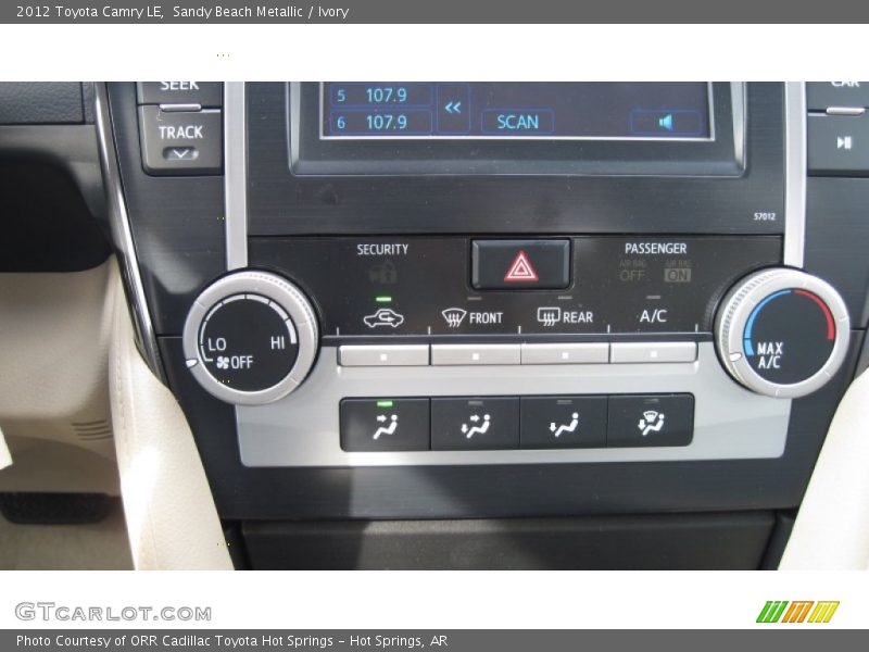 Sandy Beach Metallic / Ivory 2012 Toyota Camry LE