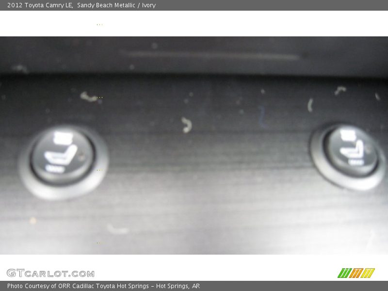 Sandy Beach Metallic / Ivory 2012 Toyota Camry LE
