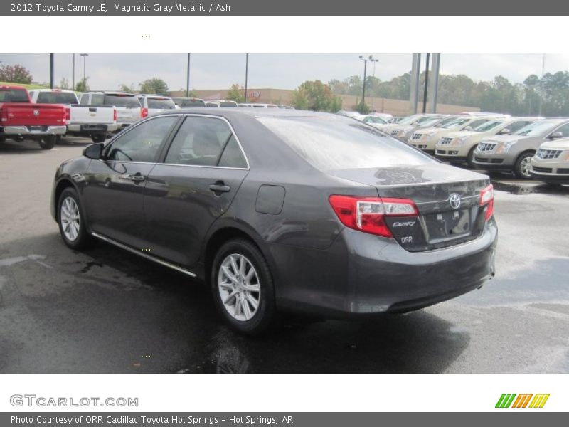 Magnetic Gray Metallic / Ash 2012 Toyota Camry LE