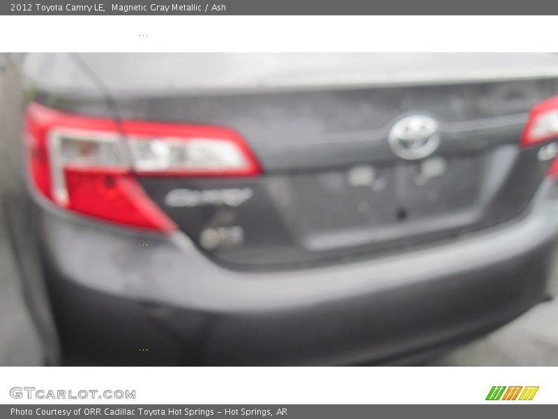 Magnetic Gray Metallic / Ash 2012 Toyota Camry LE