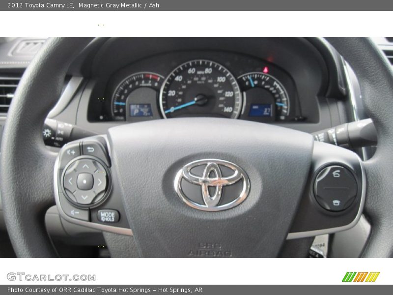 Magnetic Gray Metallic / Ash 2012 Toyota Camry LE
