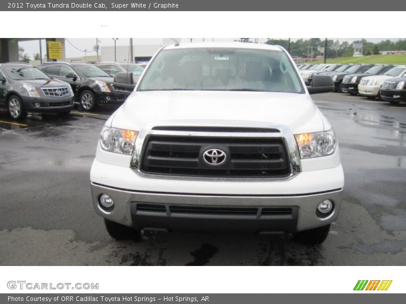 Super White / Graphite 2012 Toyota Tundra Double Cab