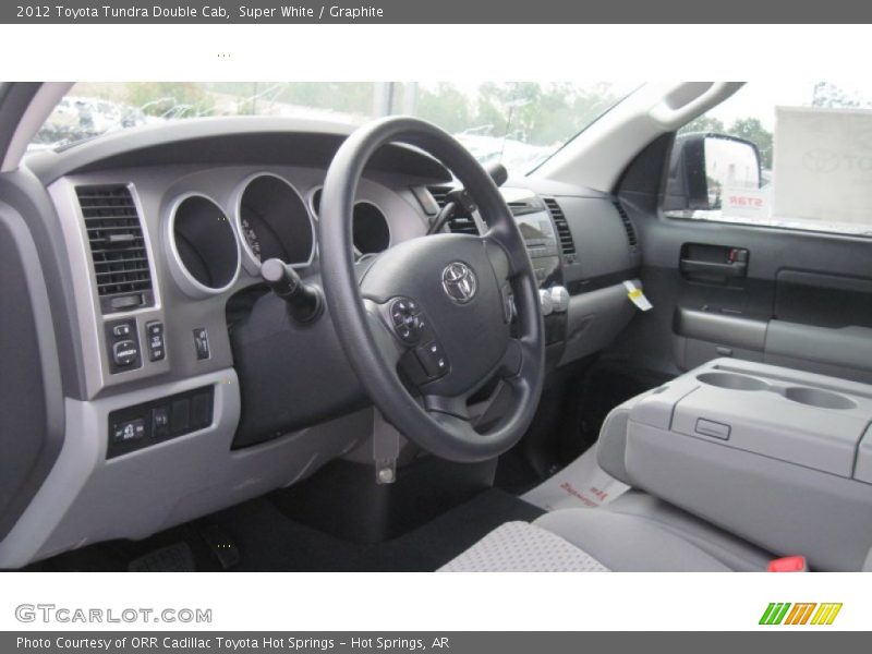 Super White / Graphite 2012 Toyota Tundra Double Cab